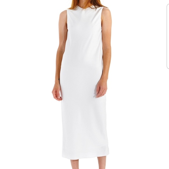 $650 Suzanne Rae Bias cut Column Dress Navy 2 S - Picture 4 of 4